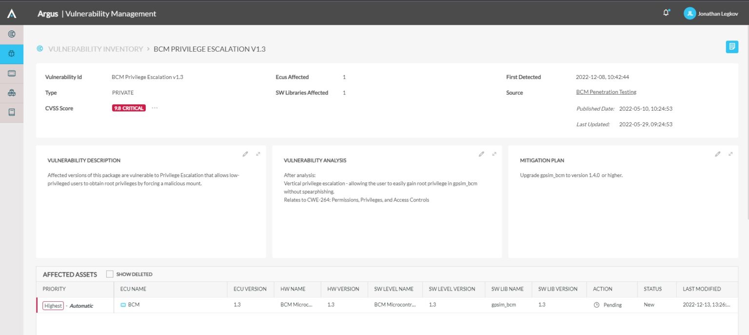 PlaxidityX VVM Offers AUTOSAR SBOM Extraction Capabilities